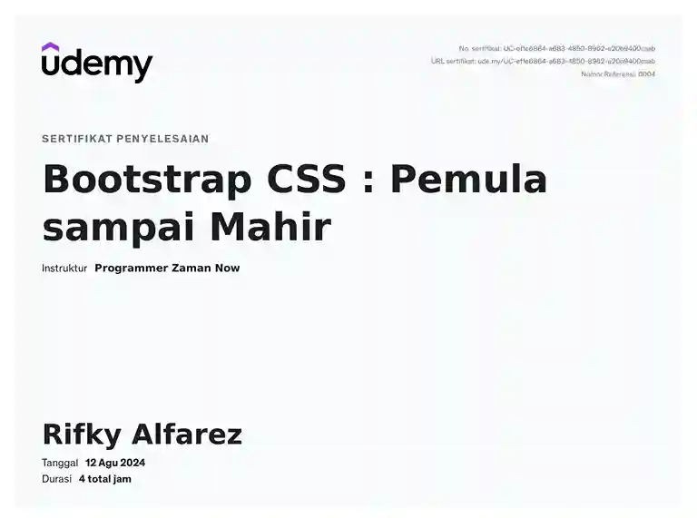 Bootstrap CSS: Pemula sampai Mahir